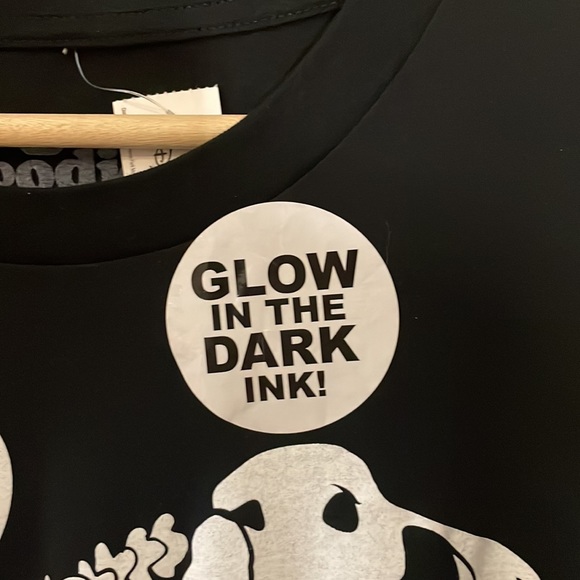 Disney Goodie Two Sleeves Glow in The Dark Bad to the Bone Dinosaur T-shirt - Picture 5 of 12